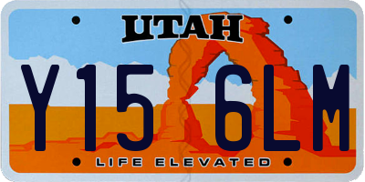 UT license plate Y156LM