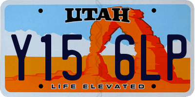 UT license plate Y156LP