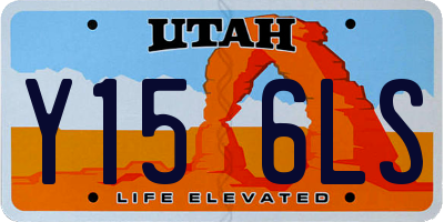 UT license plate Y156LS