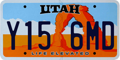 UT license plate Y156MD