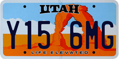 UT license plate Y156MG