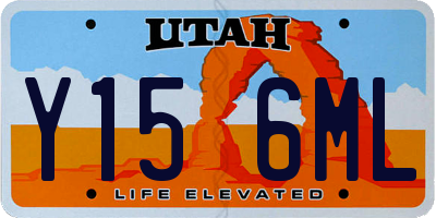 UT license plate Y156ML