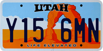 UT license plate Y156MN