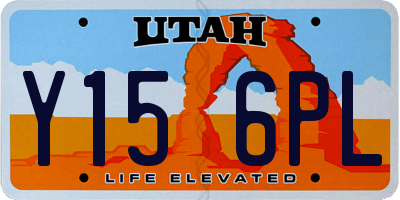 UT license plate Y156PL