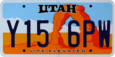 UT license plate Y156PW