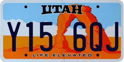 UT license plate Y156QJ