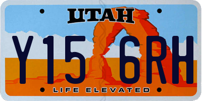 UT license plate Y156RH
