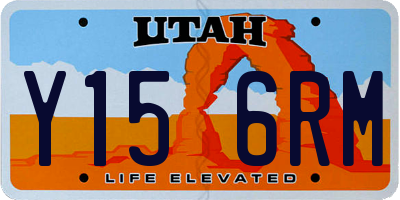 UT license plate Y156RM