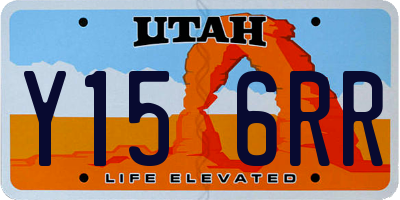 UT license plate Y156RR