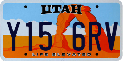 UT license plate Y156RV