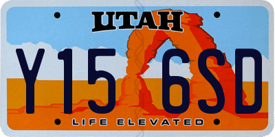 UT license plate Y156SD