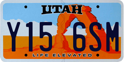 UT license plate Y156SM