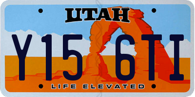 UT license plate Y156TI