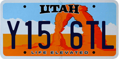 UT license plate Y156TL