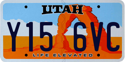 UT license plate Y156VC