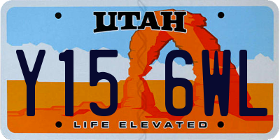 UT license plate Y156WL