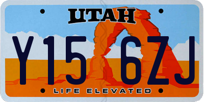 UT license plate Y156ZJ