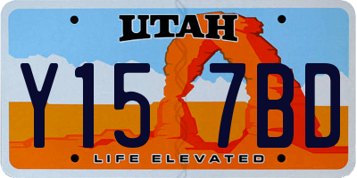 UT license plate Y157BD