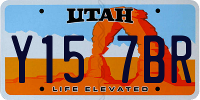 UT license plate Y157BR