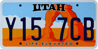 UT license plate Y157CB