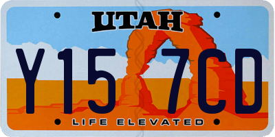 UT license plate Y157CD