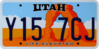 UT license plate Y157CJ