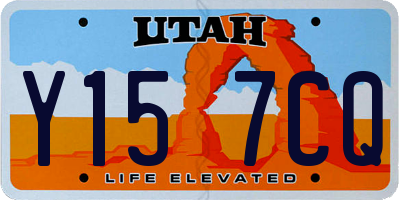 UT license plate Y157CQ