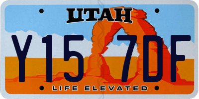 UT license plate Y157DF