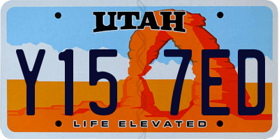 UT license plate Y157ED