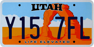 UT license plate Y157FL
