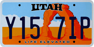 UT license plate Y157IP