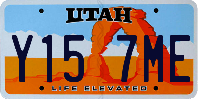 UT license plate Y157ME
