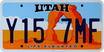 UT license plate Y157MF