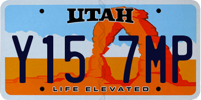 UT license plate Y157MP
