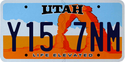 UT license plate Y157NM