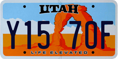 UT license plate Y157OF