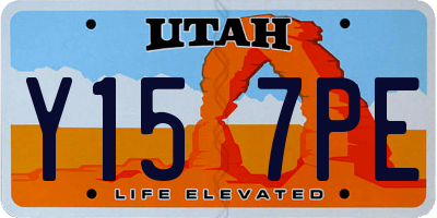 UT license plate Y157PE