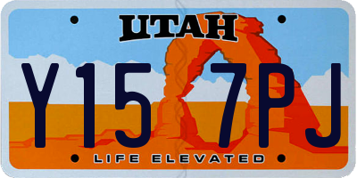 UT license plate Y157PJ