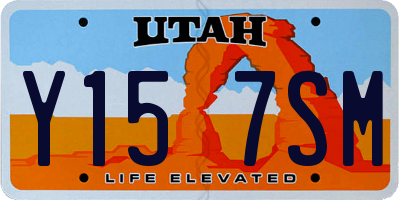 UT license plate Y157SM