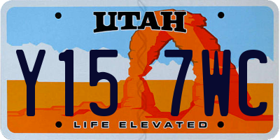 UT license plate Y157WC