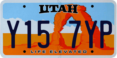 UT license plate Y157YP