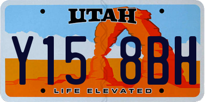 UT license plate Y158BH