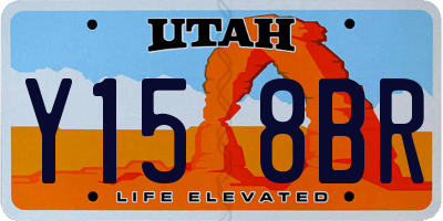 UT license plate Y158BR