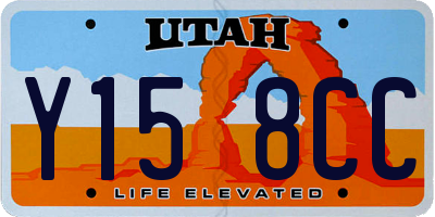 UT license plate Y158CC