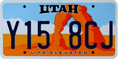UT license plate Y158CJ