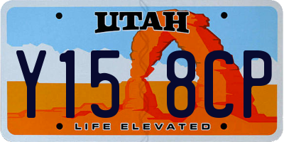 UT license plate Y158CP
