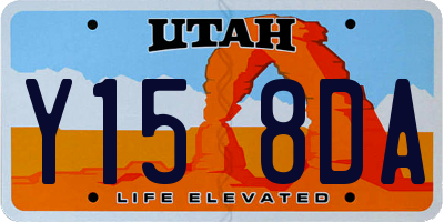 UT license plate Y158DA