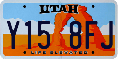 UT license plate Y158FJ