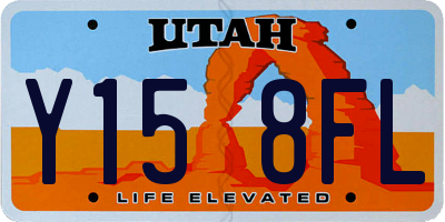 UT license plate Y158FL