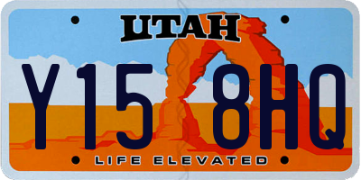 UT license plate Y158HQ